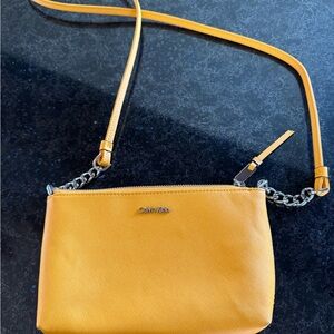 Calvin Klein Yellow Crossbody Bag